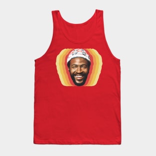 Marvin Gaye 70s Retro Aesthetic Tank Top